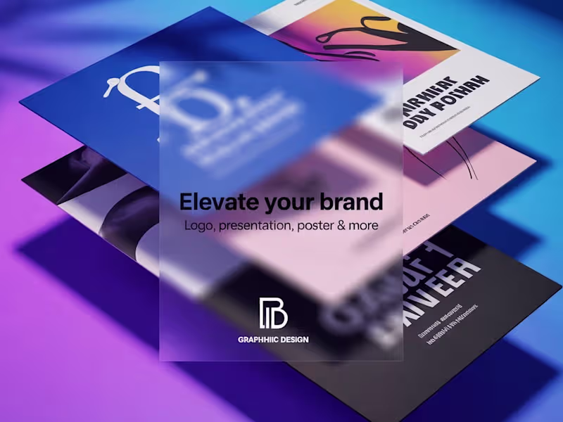 Cover image for I will design modern logos, flyers, and social media graphics