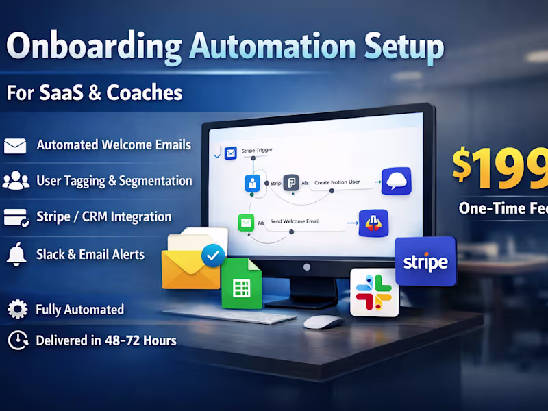 Cover image for Onboarding Automation for SaaS