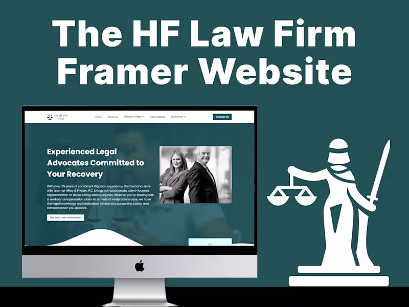 Cover image for The HFLaw Firm | Framer Website