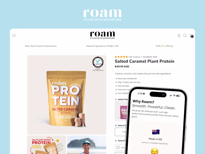 Cover image for Roam Energy | PDP Development 🥜