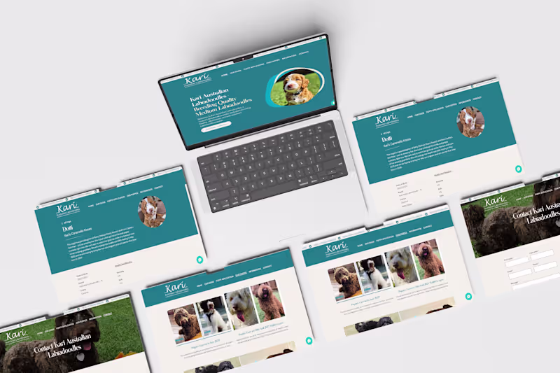 Cover image for Dog Breeder Wix Website Design