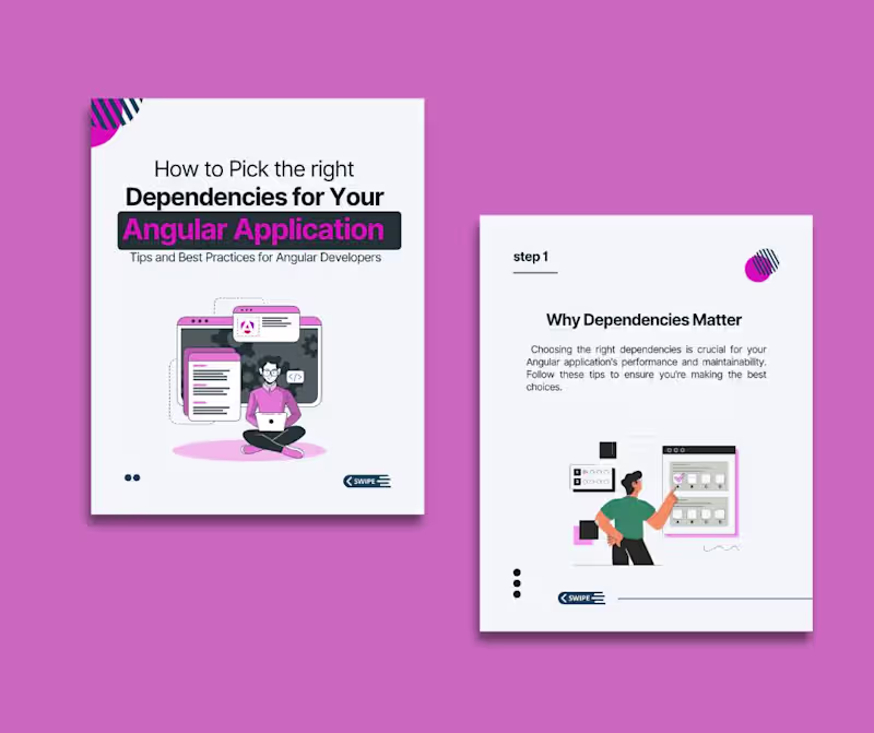 Cover image for Social Media Carousel for Front-End Developer Influencer