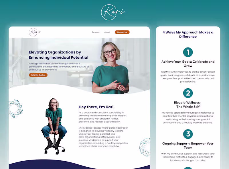 Cover image for Coaching By Kari