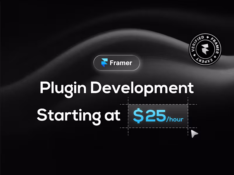 Cover image for Framer Plugin Development