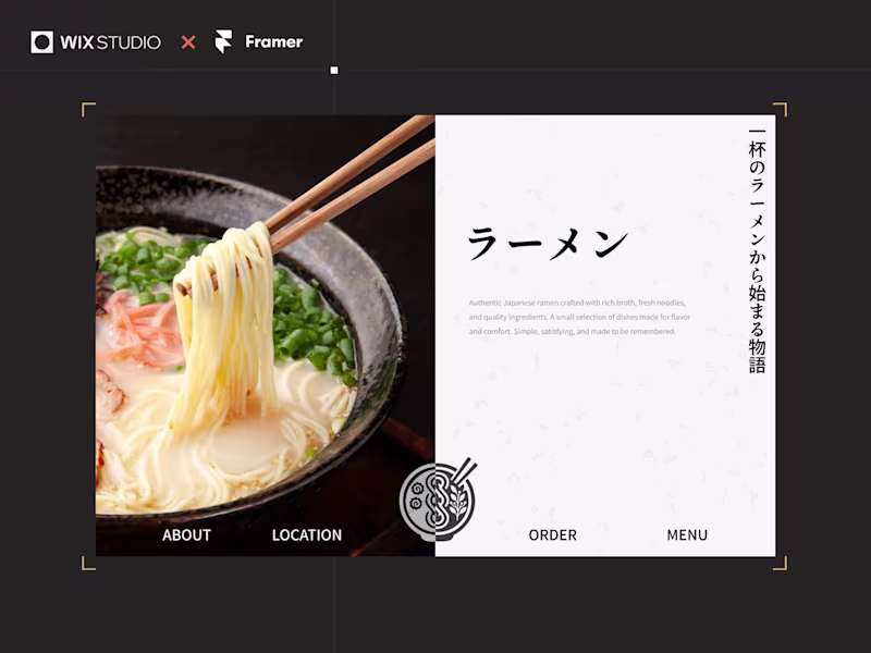 Cover image for Landing Page (Wix Studio / Framer)