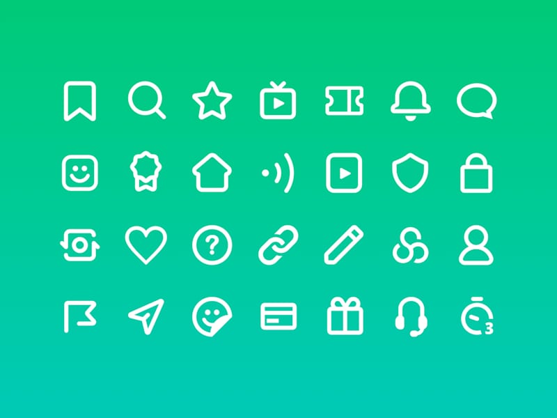 Cover image for Social Media Line Icons