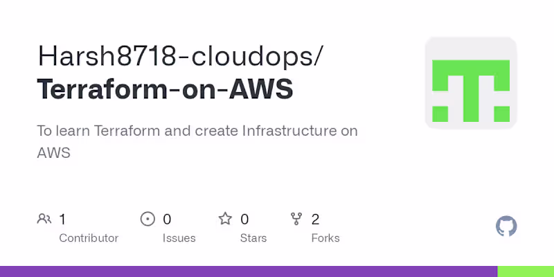 Cover image for Terraform on AWS Infrastructure Implementation