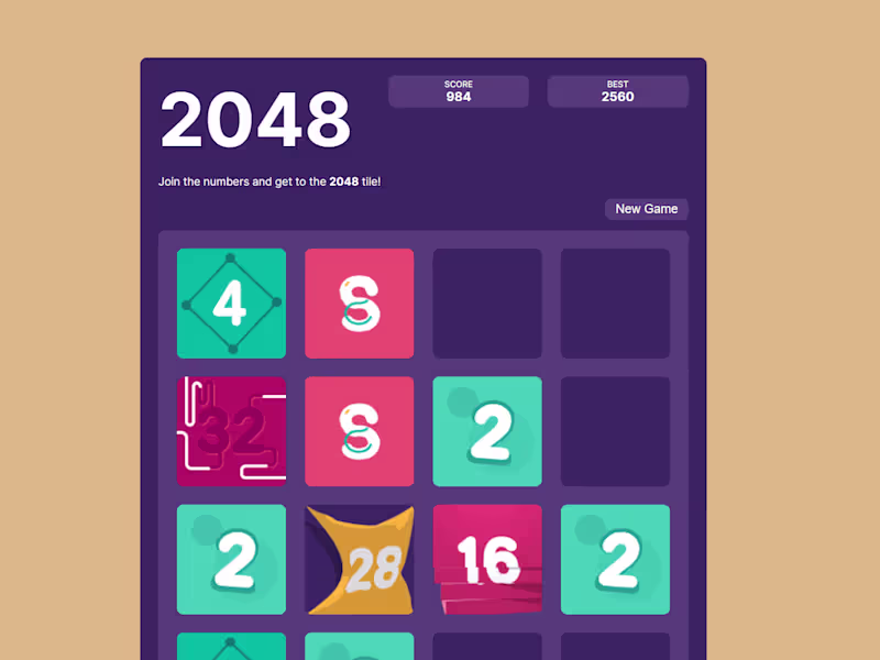 Cover image for 2048 Game