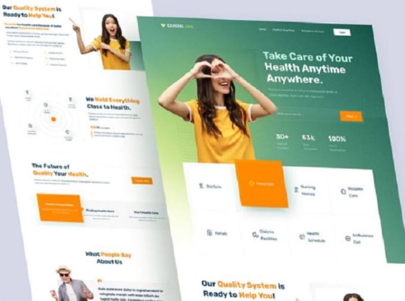 Cover image for I will wordpress dental website and medical, healthcare, clinic…