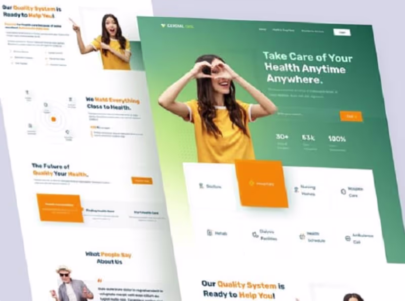 Cover image for I will wordpress dental website and medical, healthcare, clinic…