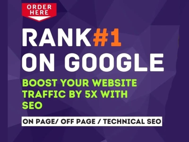 Cover image for Google First Page Ranking Guarantee any Website