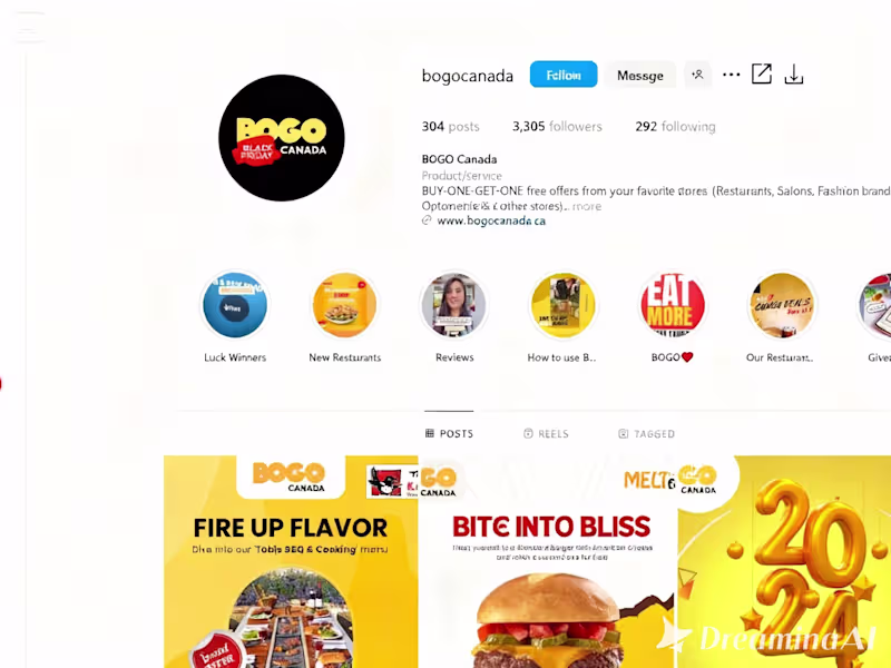 Cover image for BogoFood Canada  