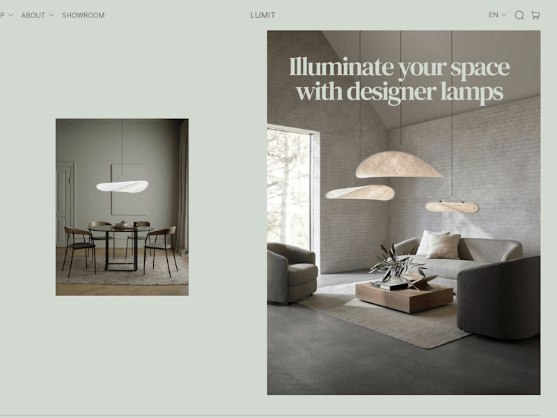 Cover image for Lumit lamp shop | Ecommerce Project