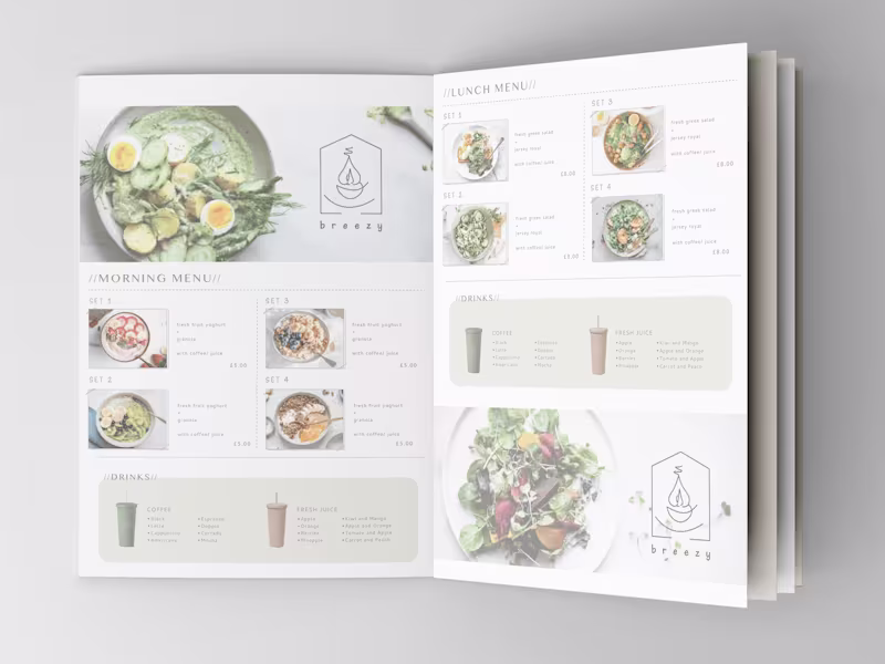 Cover image for Menu Design