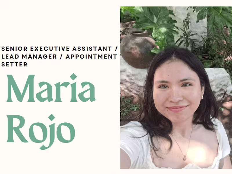 Cover image for Senior Executive Assistant | Lead Generation Expert | Management