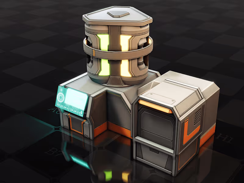 Cover image for 3D Model of Galactic Super Station