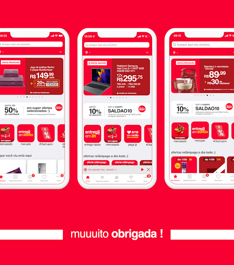 Cover image for app | redesign das ofertas :: Behance