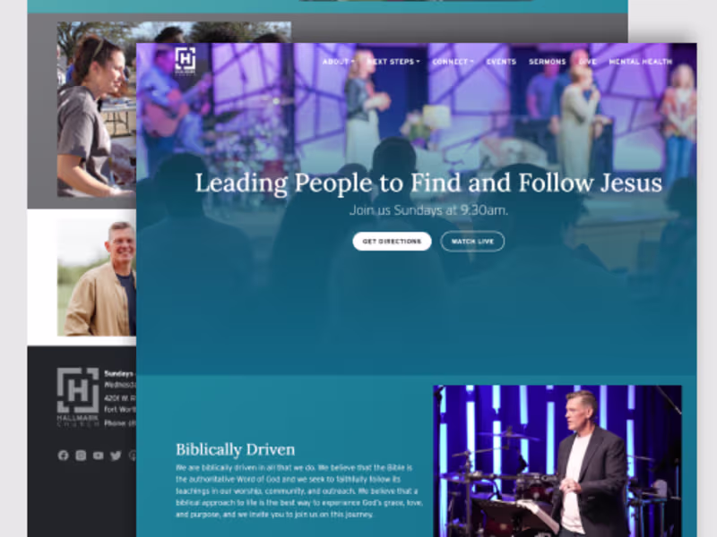 Cover image for Hallmark Church