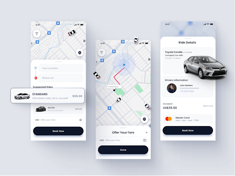 Cover image for Taxi App with Live Location Sharing Feature