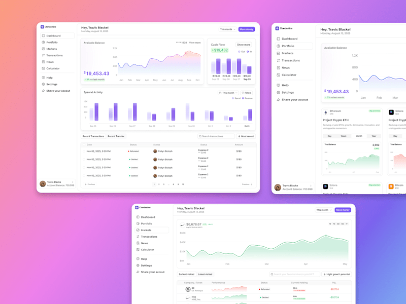Cover image for Clandestine Web3 Finance Dashboard