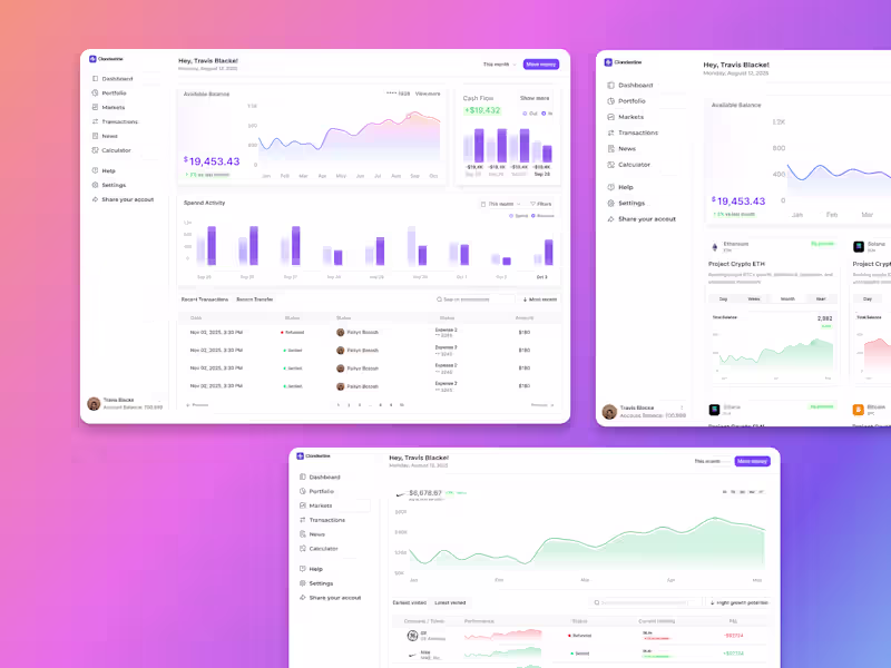 Cover image for Clandestine Web3 Finance Dashboard