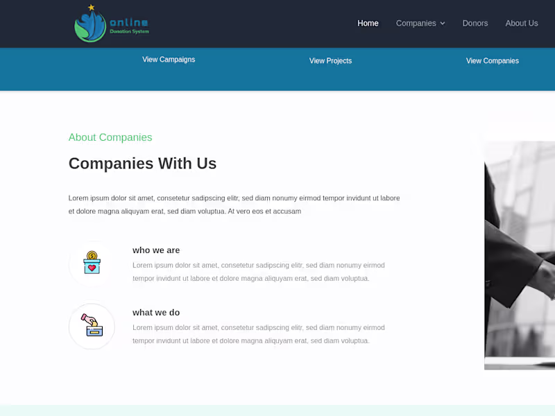 Cover image for Online Donation System