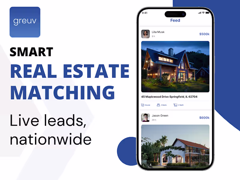 Cover image for Greuv - Real Estate Matches Made Effortless