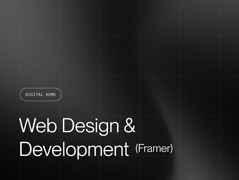 Cover image for Web Design & Development (Framer)