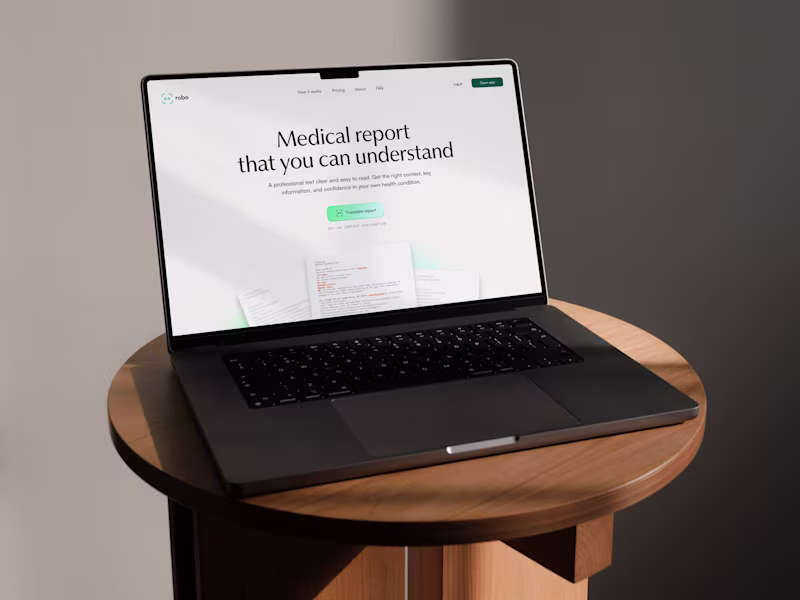 Cover image for Design concept for a startup focused on making medical repor...