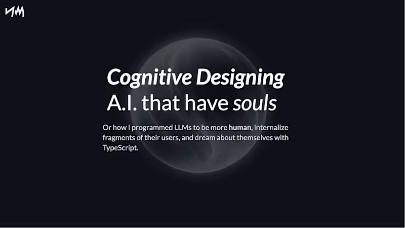 Cover image for Conversational A.I. with a subconscious, memories, and dreams