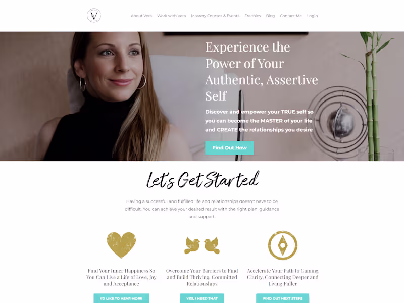 Cover image for Vera Velini Kajabi Website Development