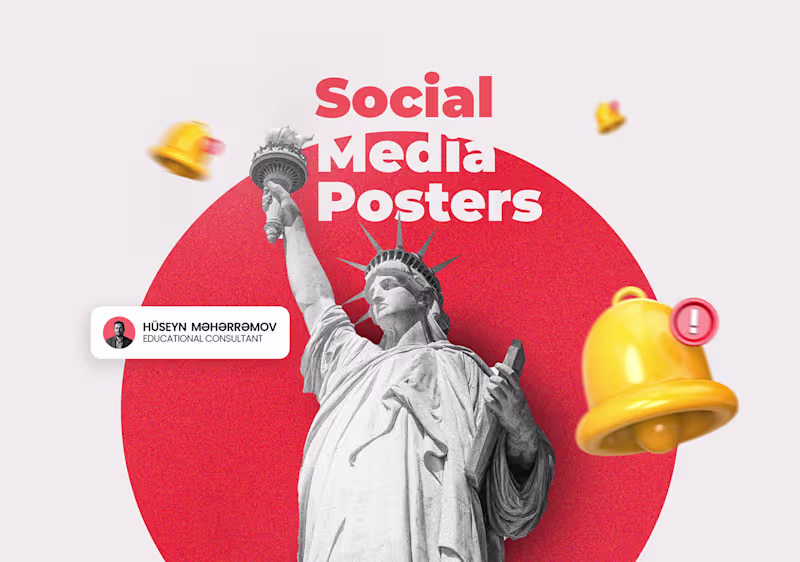 Cover image for Social Media Posters on Behance