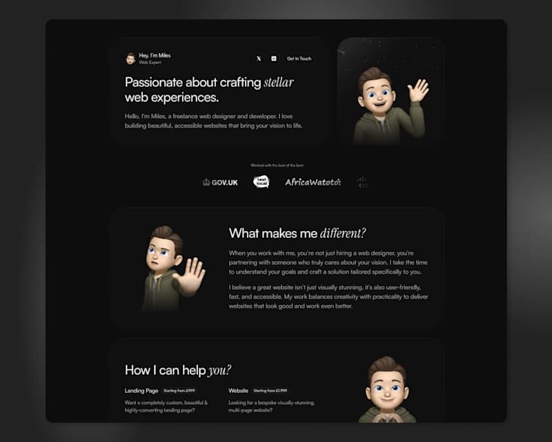 Cover image for Miles Wheeler-Smith - Personal Website