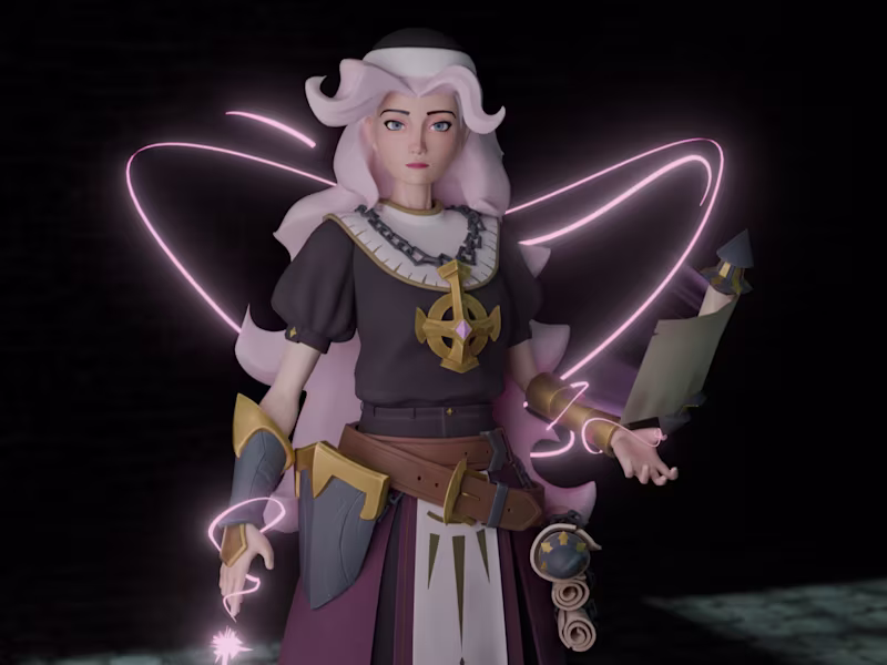 Cover image for Stylized Warrior Nun