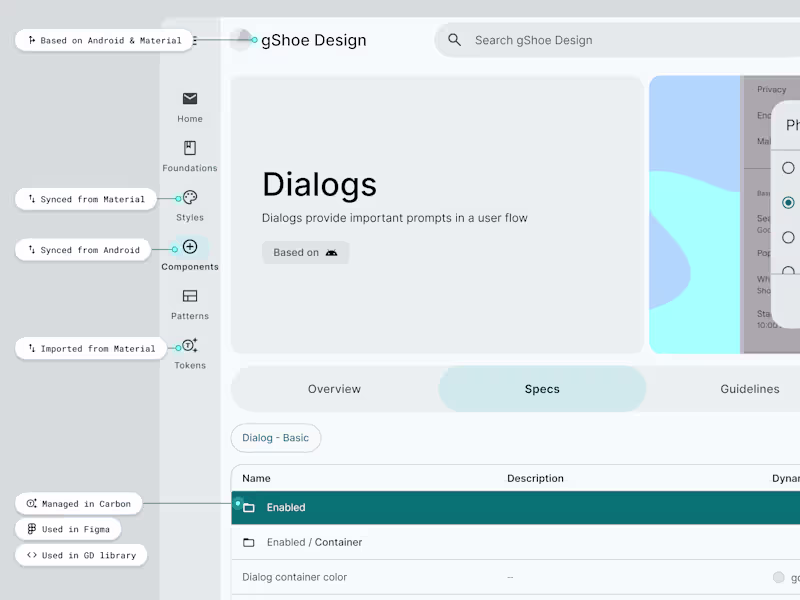 Cover image for Building data-driven design systems for Google teams