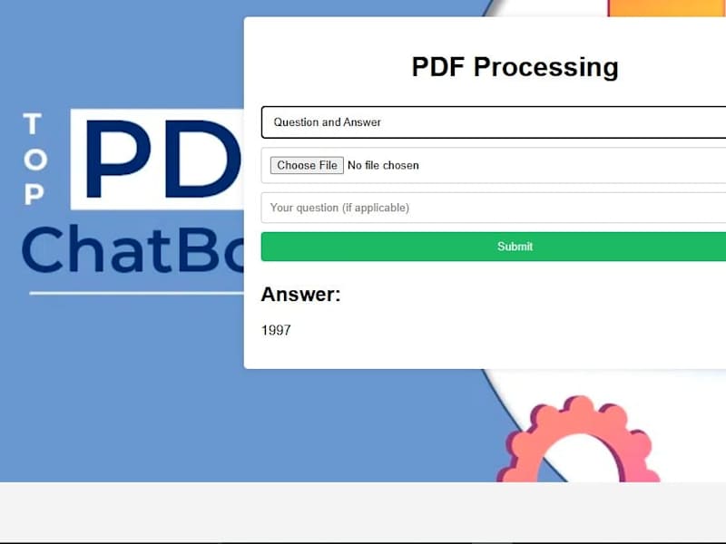 Cover image for PDF Chatbot 