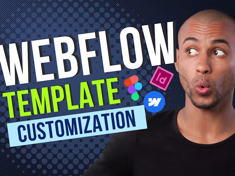 Cover image for I will design, customize, or fix your Webflow website