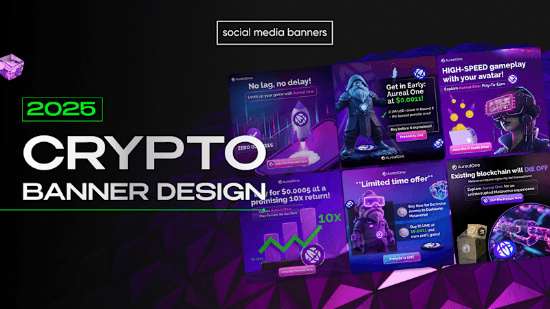 Cover image for Crypto & Web3 Banners | Social Media Post