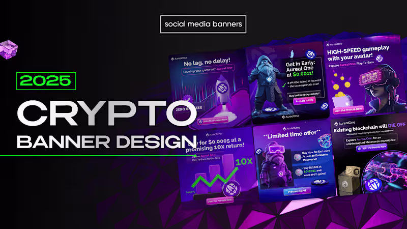 Cover image for Crypto & Web3 Banners | Social Media Post