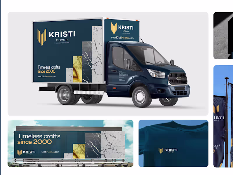 Cover image for Kristi Marble Logo & Brand Identity