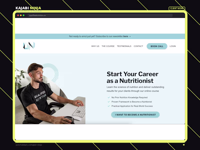 Cover image for Client: Qualified Nutrition