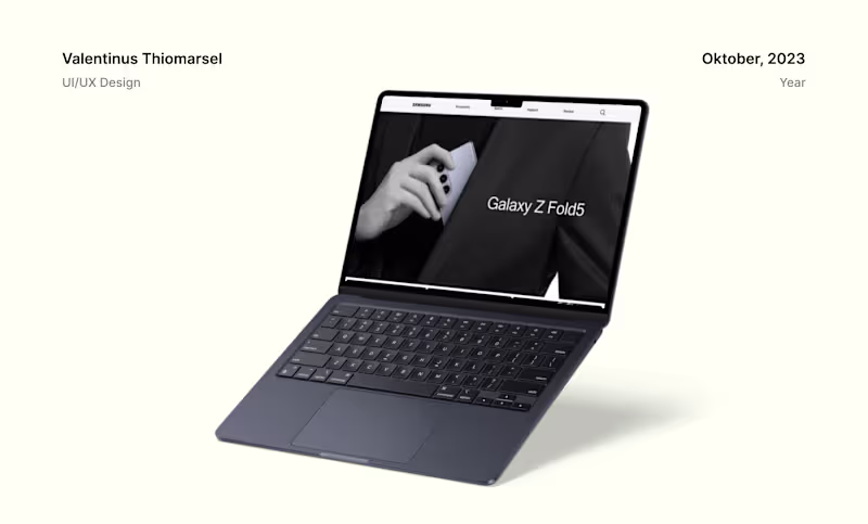 Cover image for Redesign Samsung Landing Page