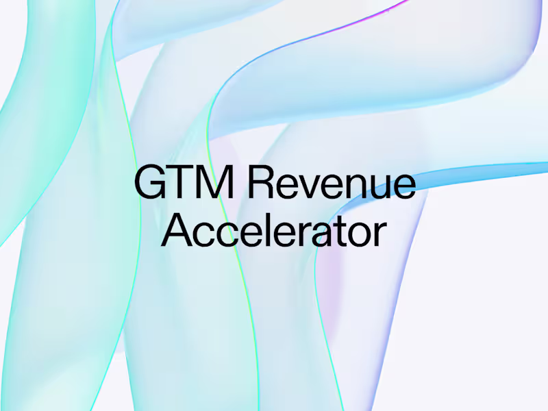 Cover image for The GTM Revenue Accelerator | A 3-Week Strategic Intensive