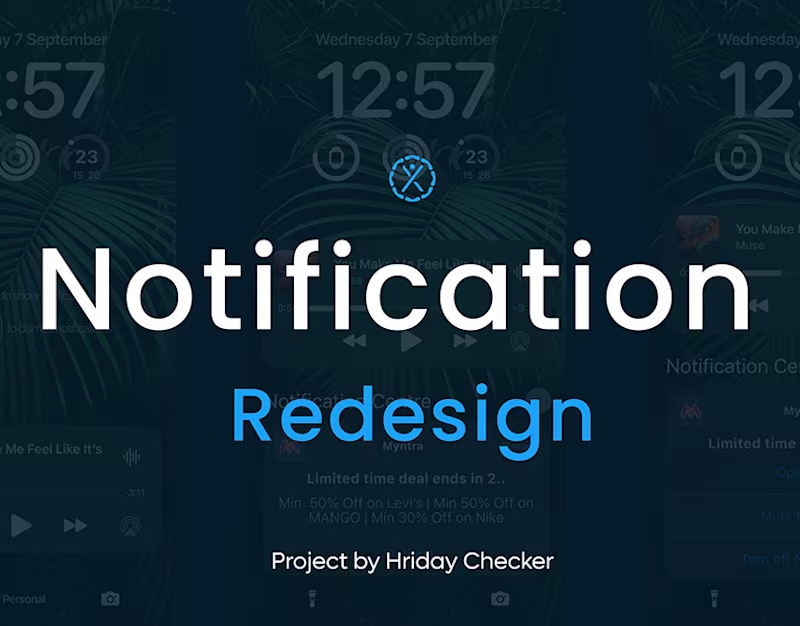 Cover image for Redesign of a Notification