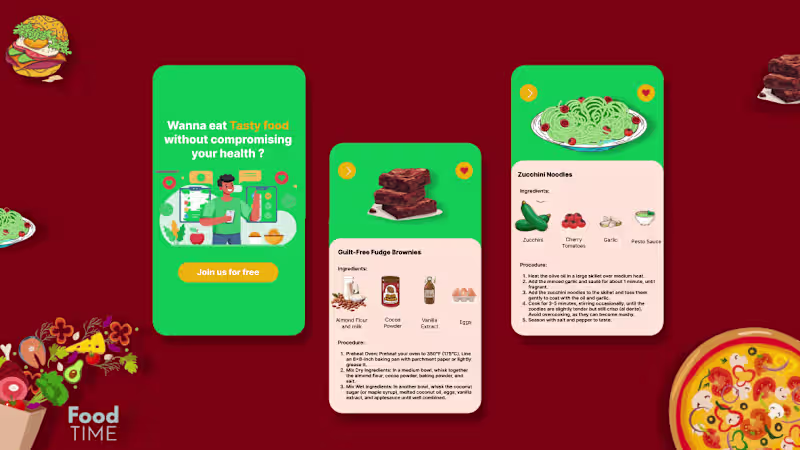 Cover image for Healthy Recipe app