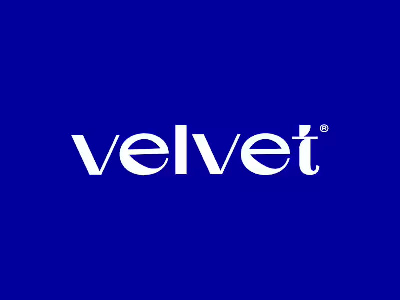 Cover image for Velvet – Custom Skincare Startup Brand Identity