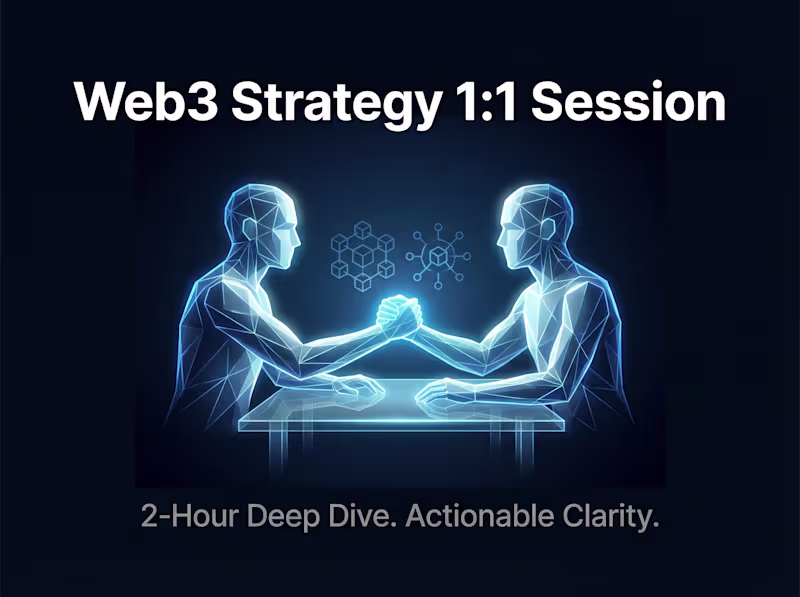 Cover image for Web3 Strategy 1:1 Session
