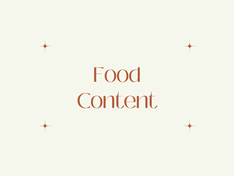 Cover image for Food Content