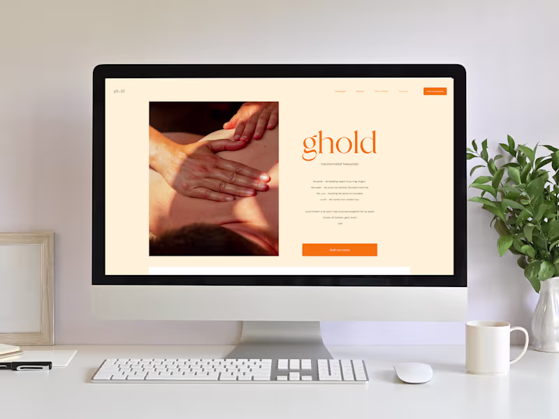 Cover image for Ghold — Premium Squarespace Website