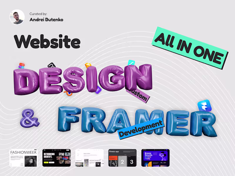 Cover image for Framer • Website Design & Development